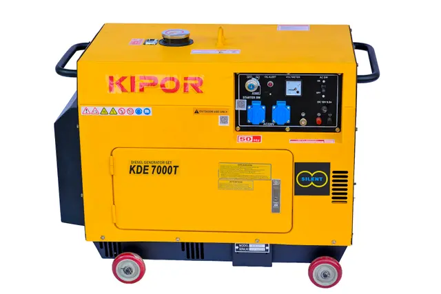 KIPOR KDE7000T Silent Diesel Generator