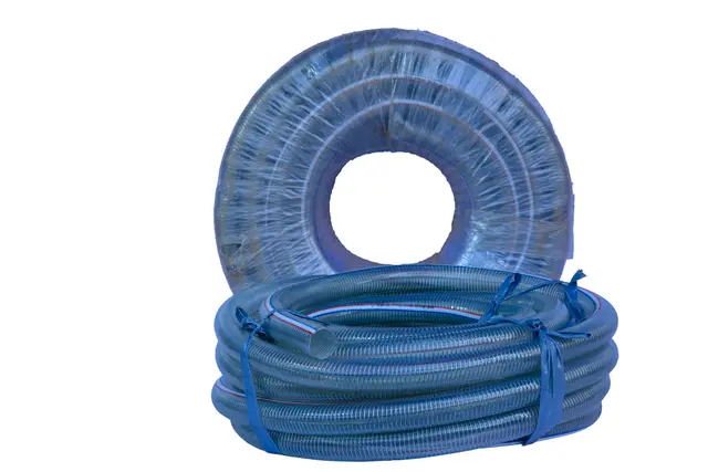 Heavy Duty 2-Inch (50mm) Clear PVC Suction Hose - 30m Roll