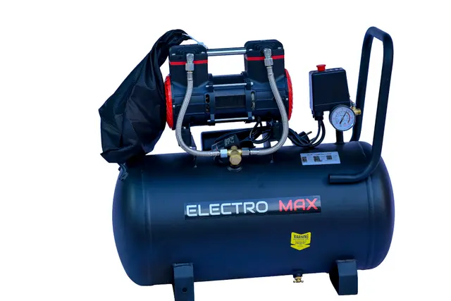Electro Max 50L Oil-Free Silent Air Compressor, 8 Bar, 750W