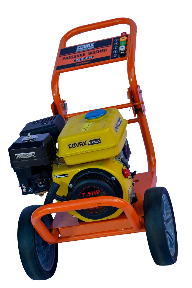 COVAX CV2500G Petrol Pressure Washer - 7.5HP, 2500 PSI